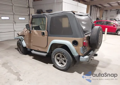 1999 Jeep Wrangler Sport from USA, damaged, VIN 1J4FY19S7XP407323